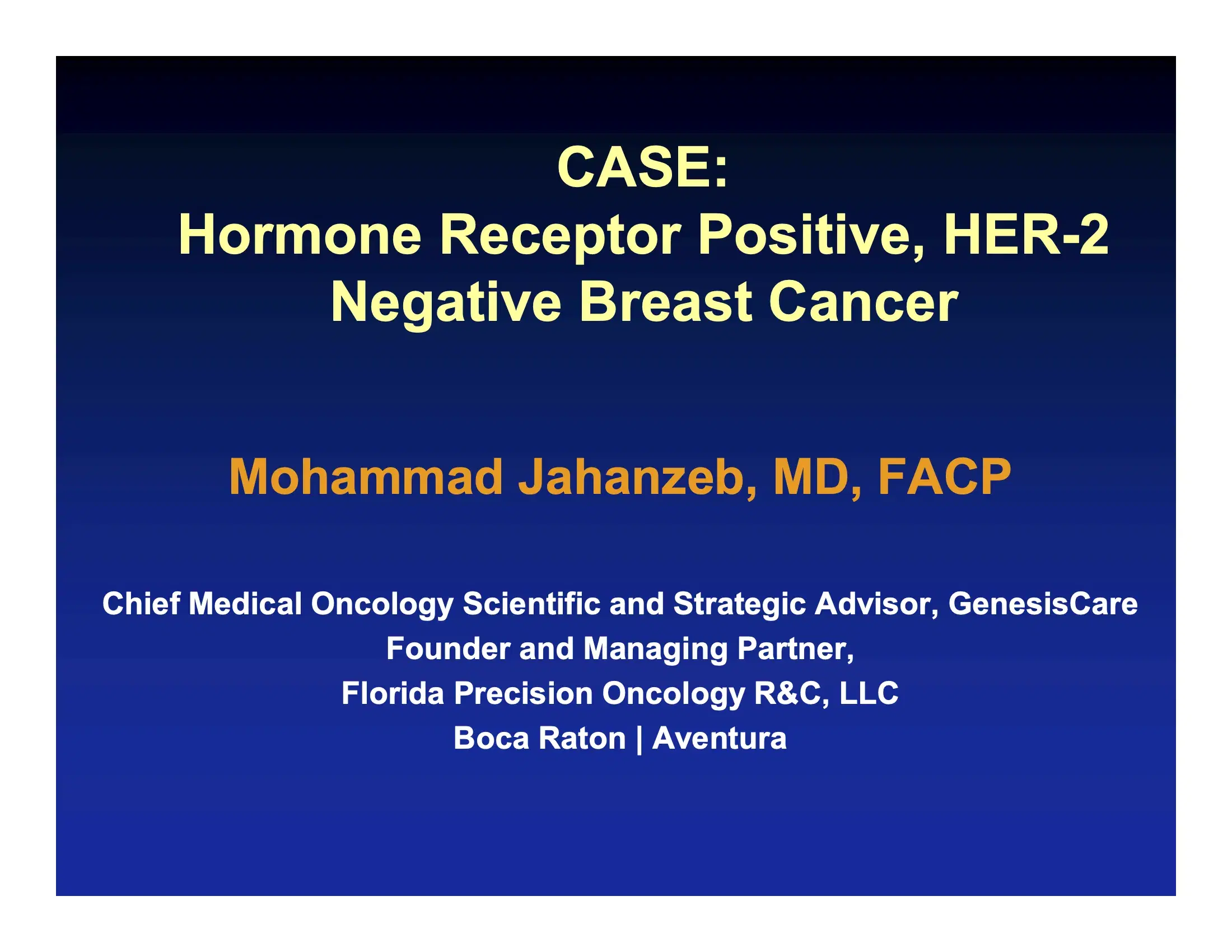 Controversial Management in Breast Cancer