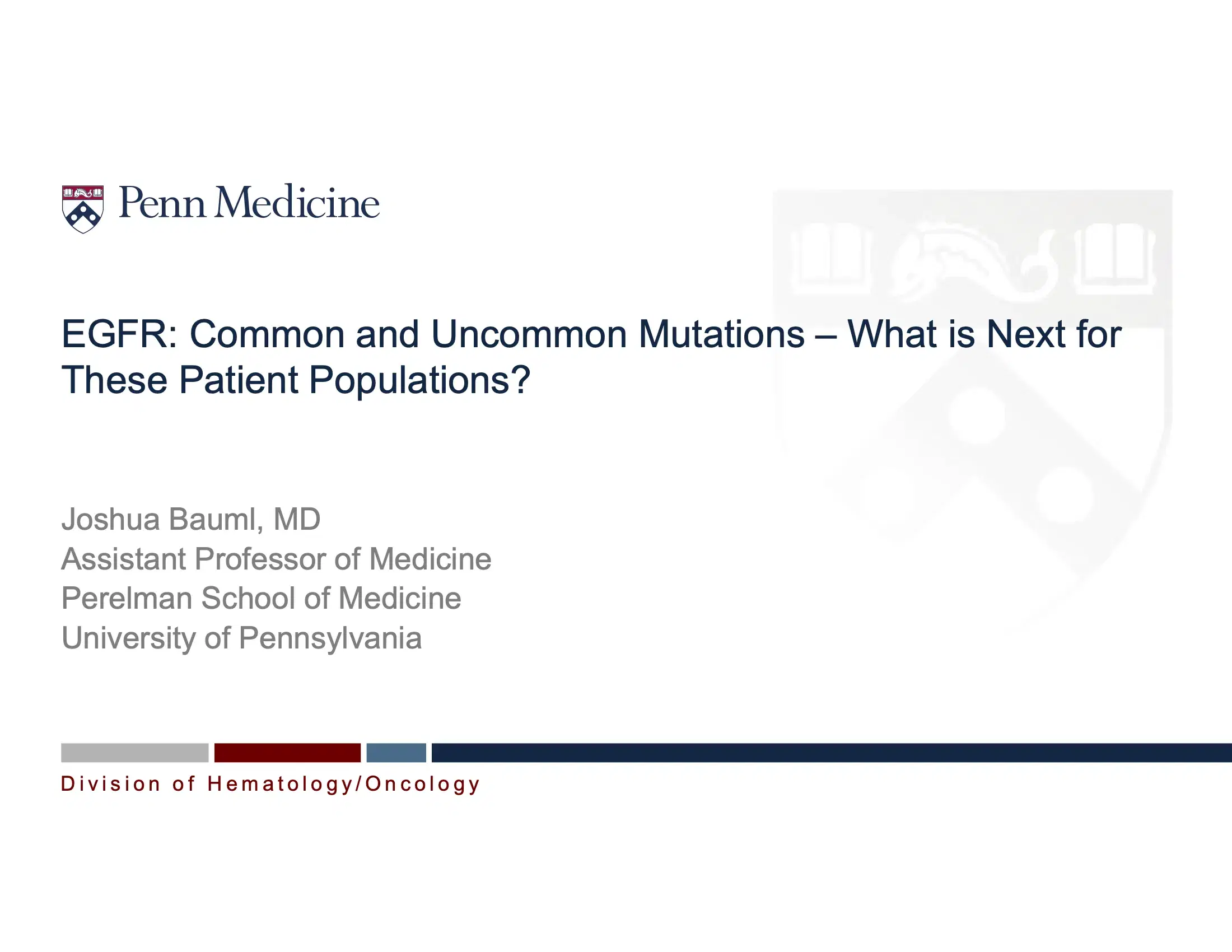 EGFR: Common and Uncommon Mutations - What Is Next for These Patient Populations?