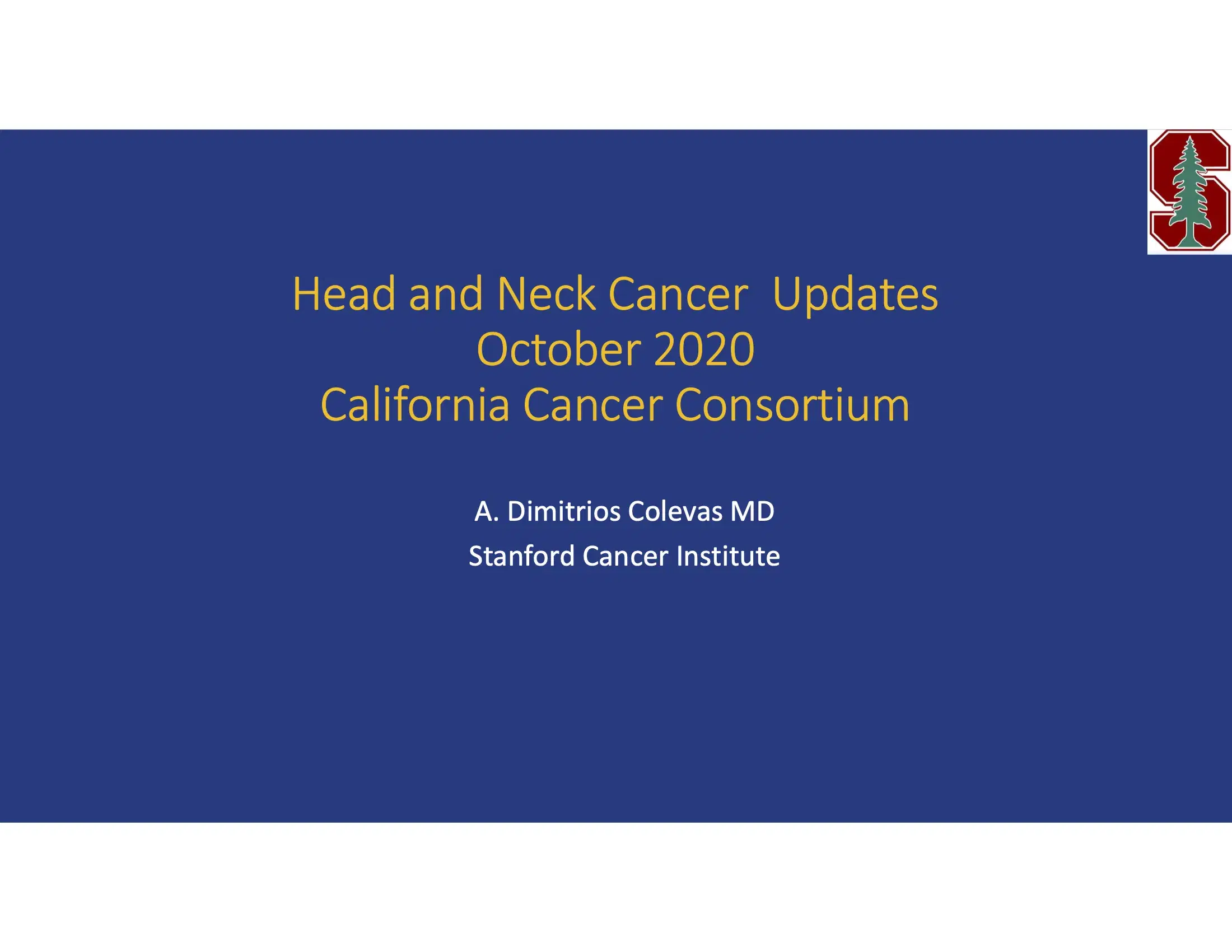 Head and Neck Cancer: State of the Art