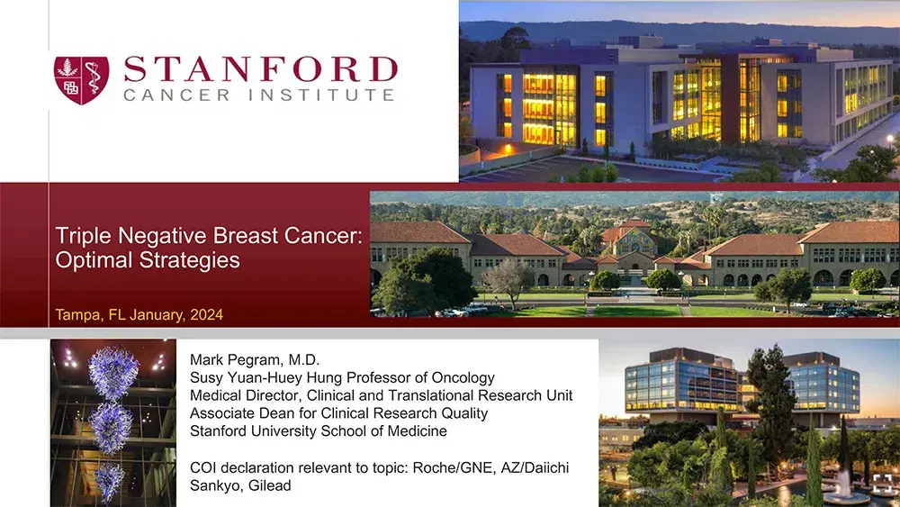 2024 MCM | Triple Negative Breast Cancer: Optimal Strategies