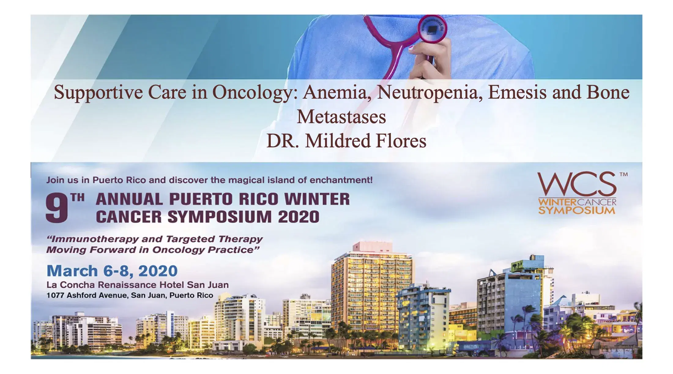 Supportive Care in Oncology - Anemia,Neutropenia, Emesis and Bone Metastases