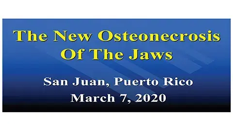 The New Osteonecrosis Of The Jaws