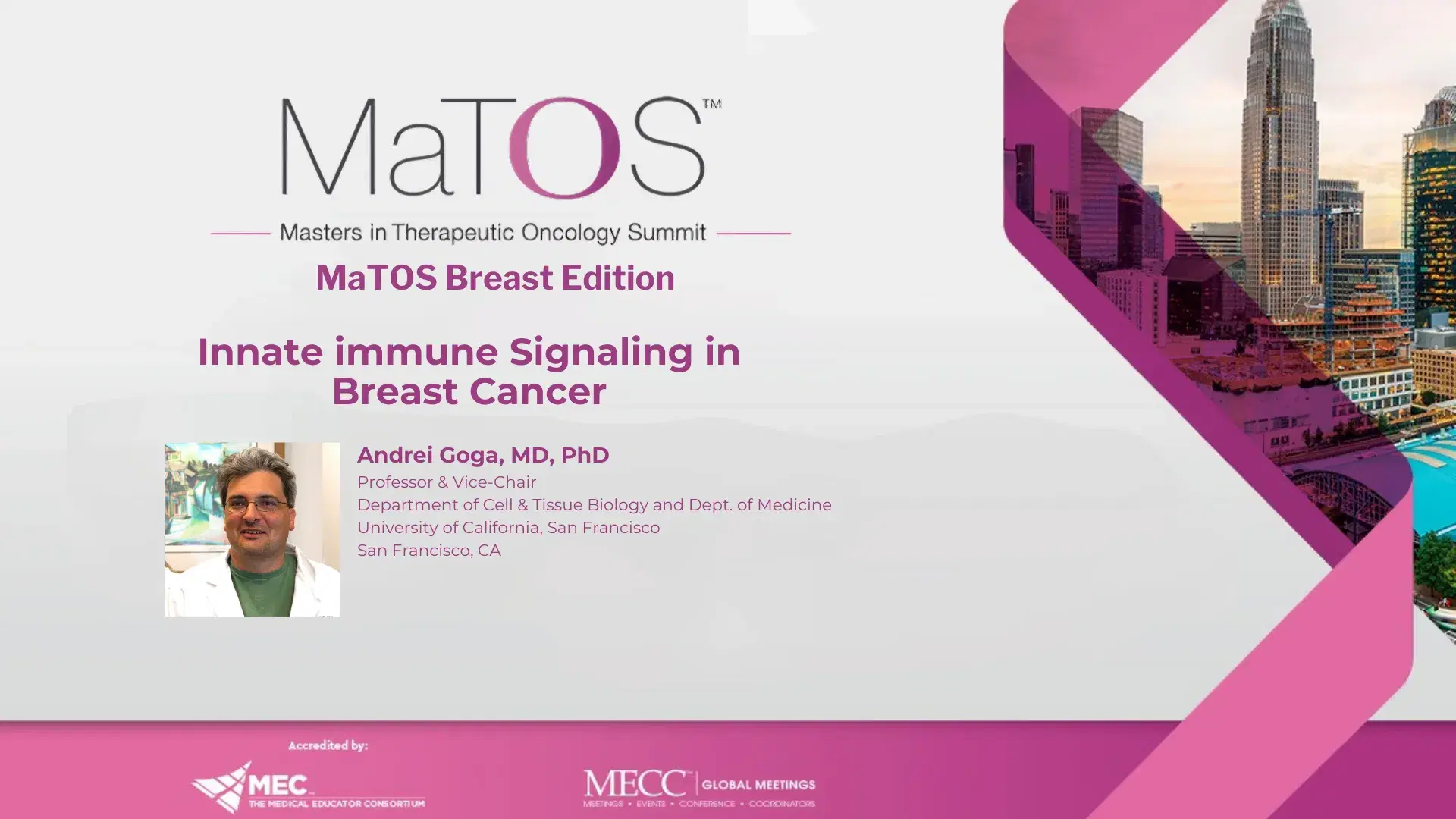 2025 MaTOS Breast | Innate immune Signaling in Breast Cancer