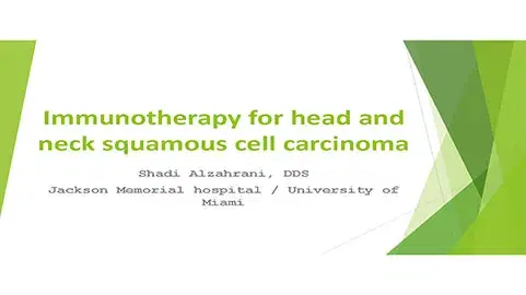 Immunotherapy for Head and Neck Squamous Cell Carcinoma