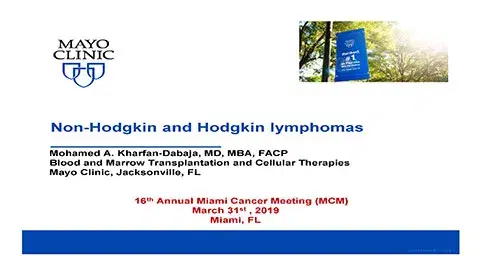 Non Hodgkin & Hodgkin Lymphomas