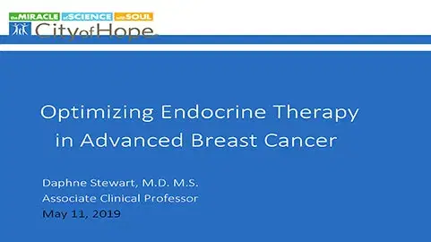 Optimizing Endocrine Therapy in ER positive, Metastatic Breast Cancer