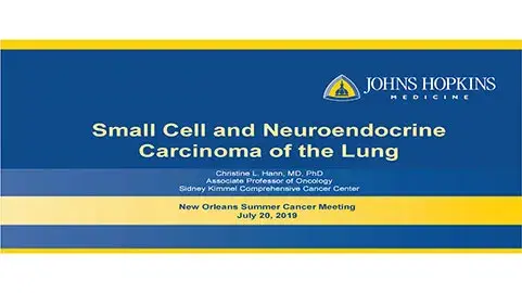 Small Cell and Neuroendocrine Carcinoma of the Lung