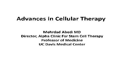 2018 AIO | Advances in Cellular Therapy
