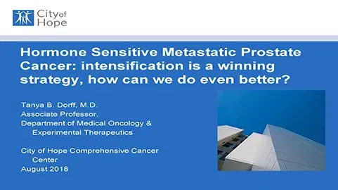 Hormone Sensitive Metastatic Prostate Cancer intensification is a winning strategy