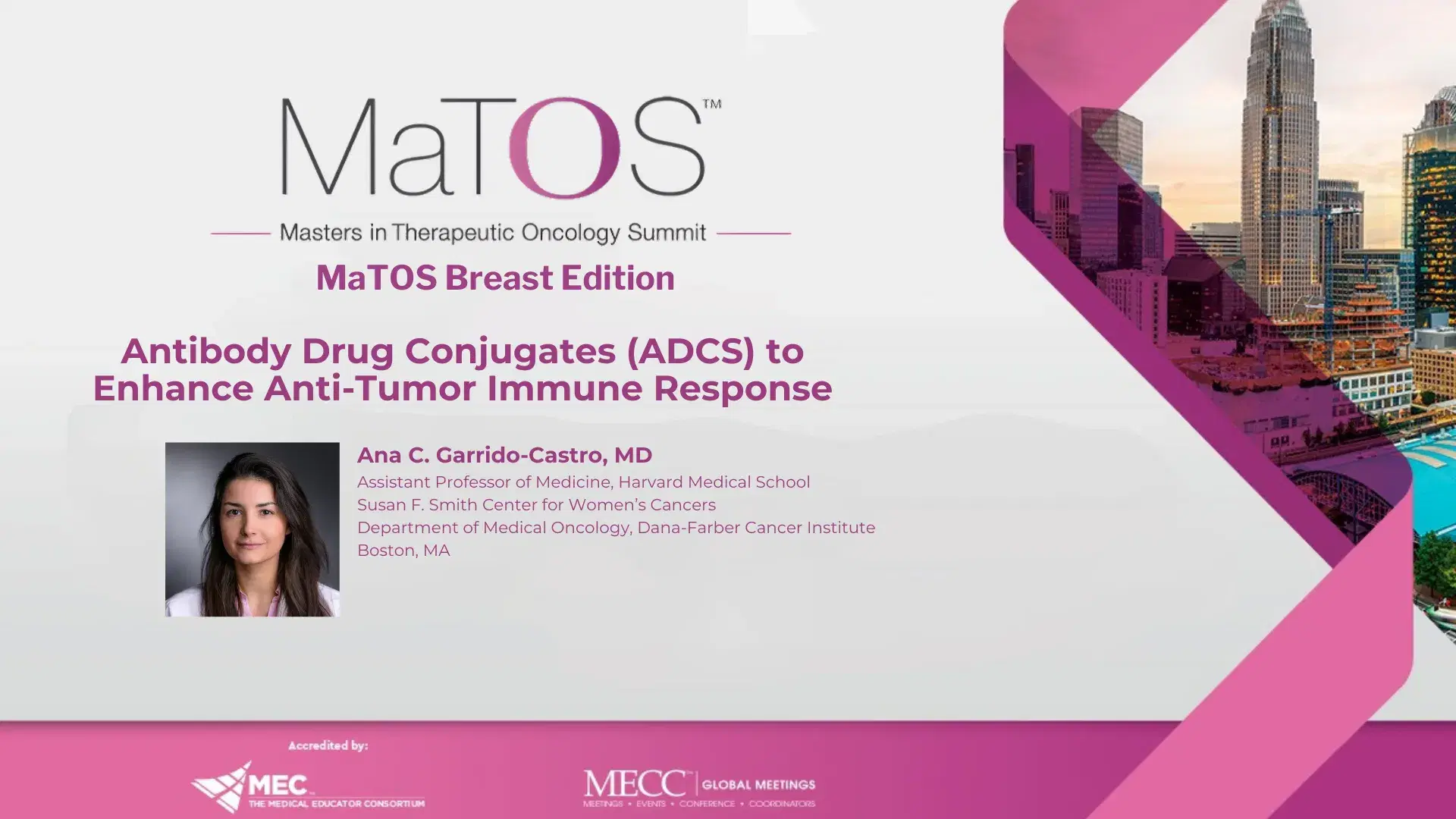 2025 MaTOS Breast | Antibody Drug Conjugates (ADCS) to Enhance Anti-Tumor Immune Response