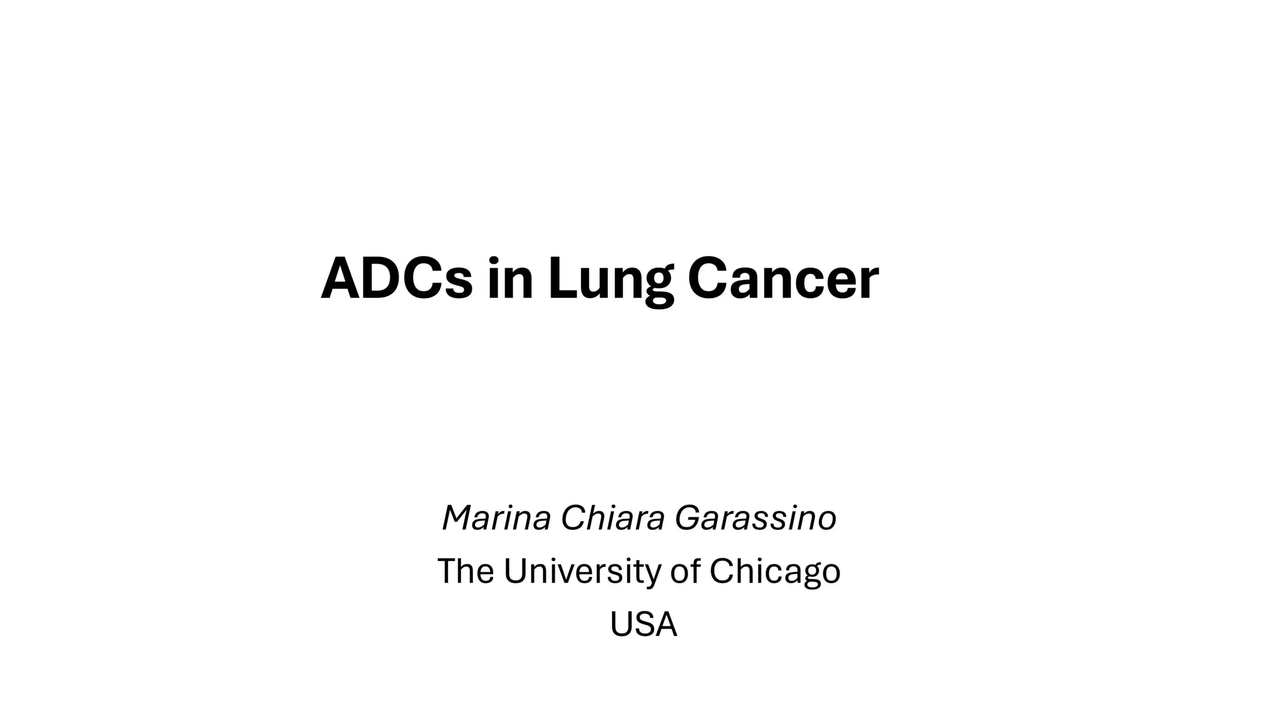 2024 WCS | Antibody Drug Conjugates in NSCLC