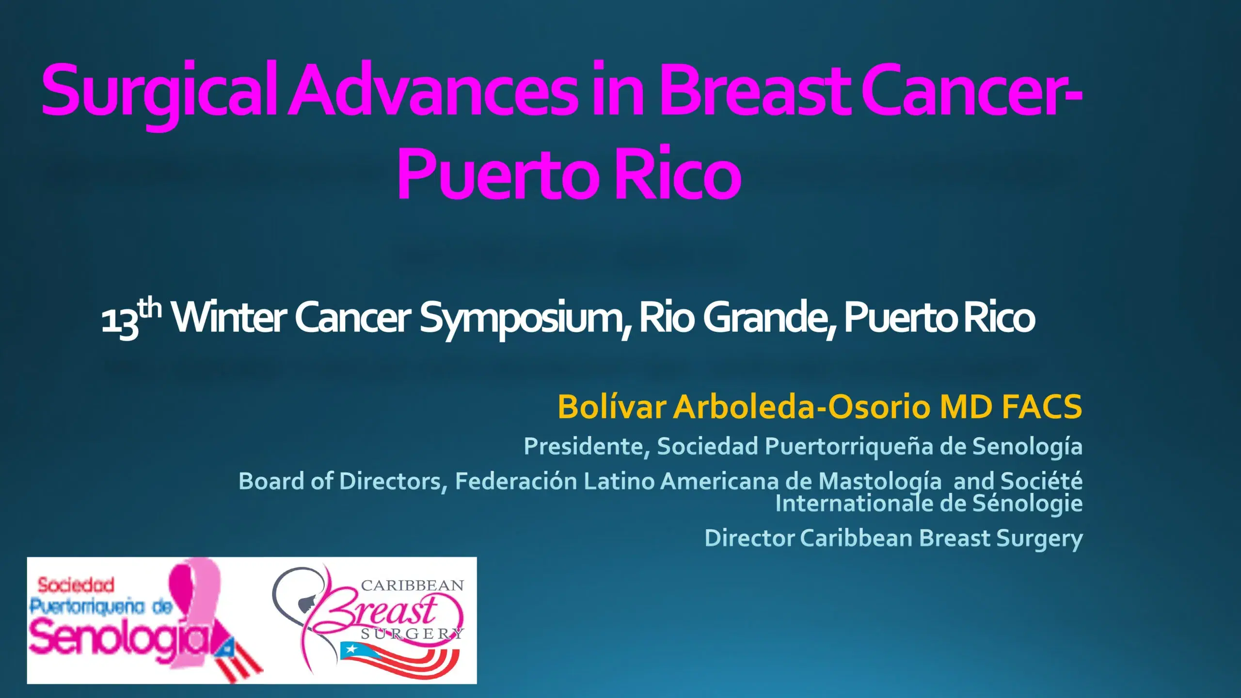 Advances in Surgical Treatments for the Breast Cancer Patient