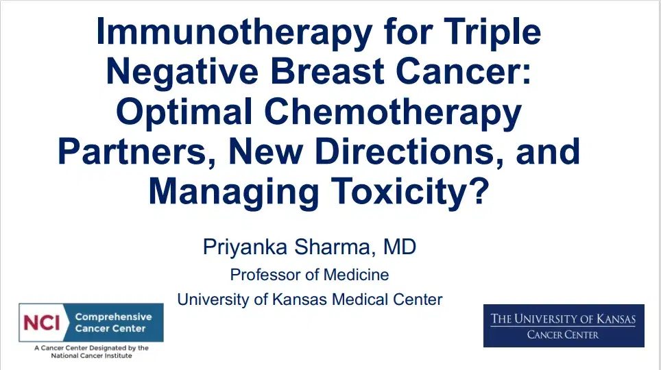 Immunotherapy For Triple Negative Breast Cancer Optimal Chemotherapy Partners, New Directors, And Managing Toxicity
