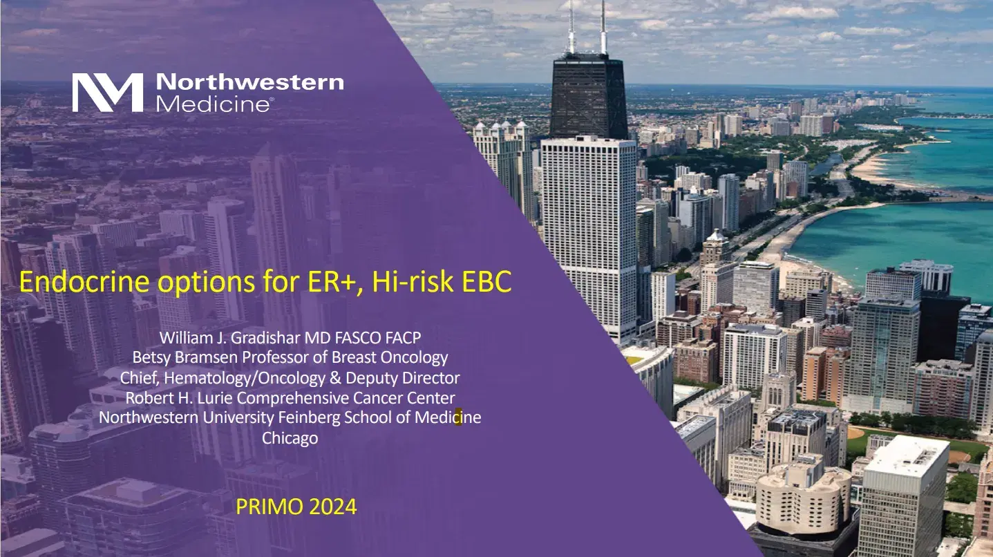 2024 PRIMO | Advances in the Treatment of High Risk Early Stage Hormone Receptor Positive Breast Cancer