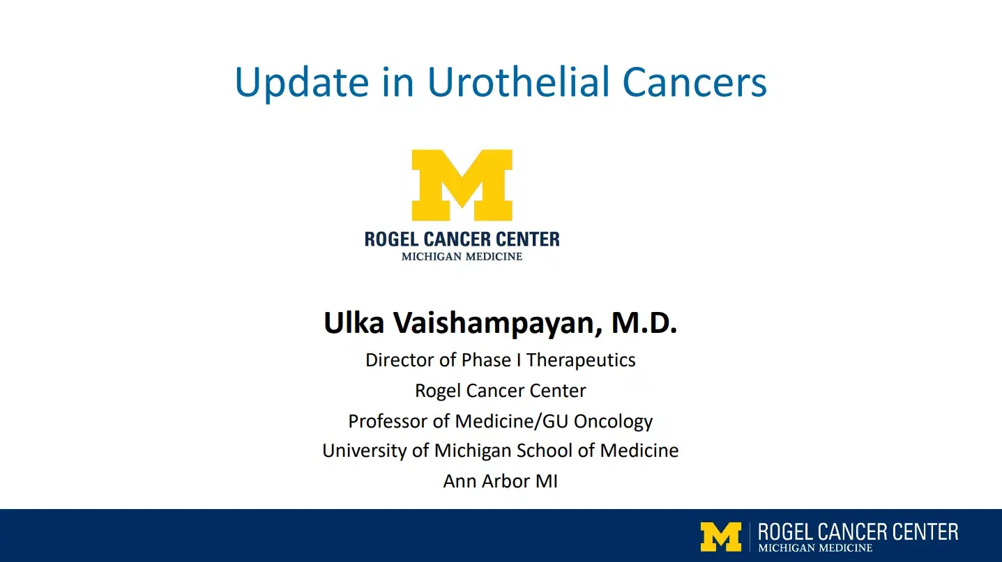2024 PRIMO | Updates in Systemic Therapy of Urothelial Cancer