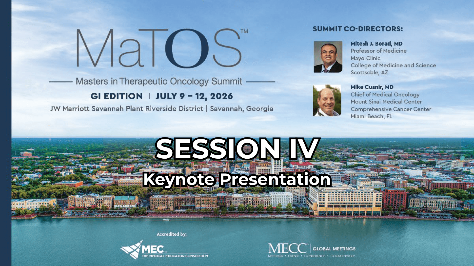 2026 MaTOS GI | Session IV | Keynote Presentation
