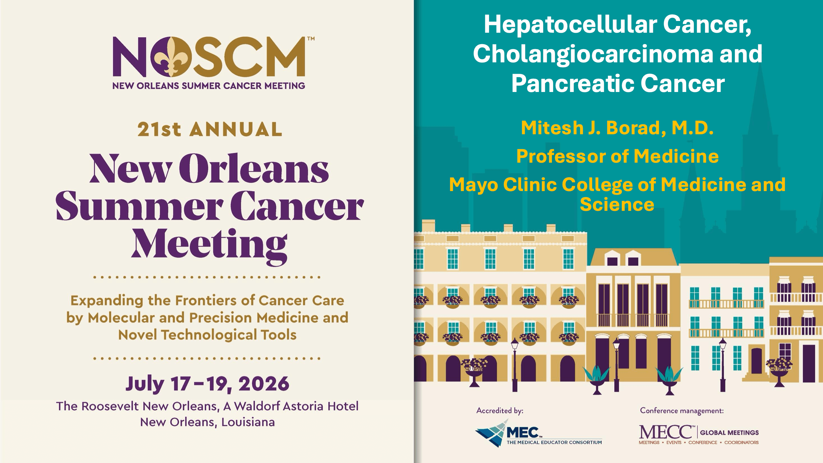 2026 NOSCM | Hepatocellular-Cholangiocarcionoma and Pancreas Cancers