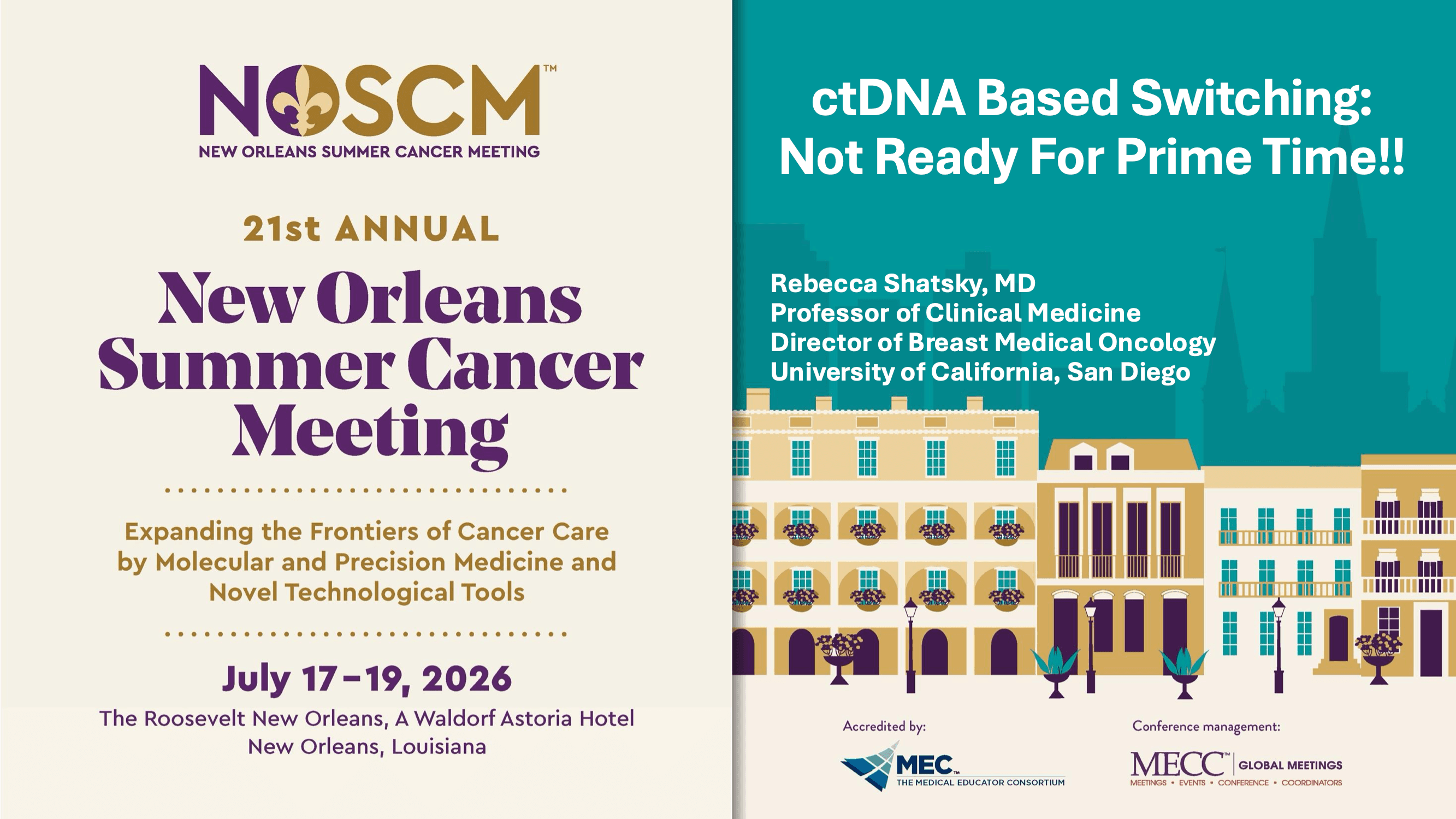 2026 NOSCM | We Should Change Treatment Based on Emerging Mutations in Patients with ER+/HER2- Metastatic Breast Cancer (NO)