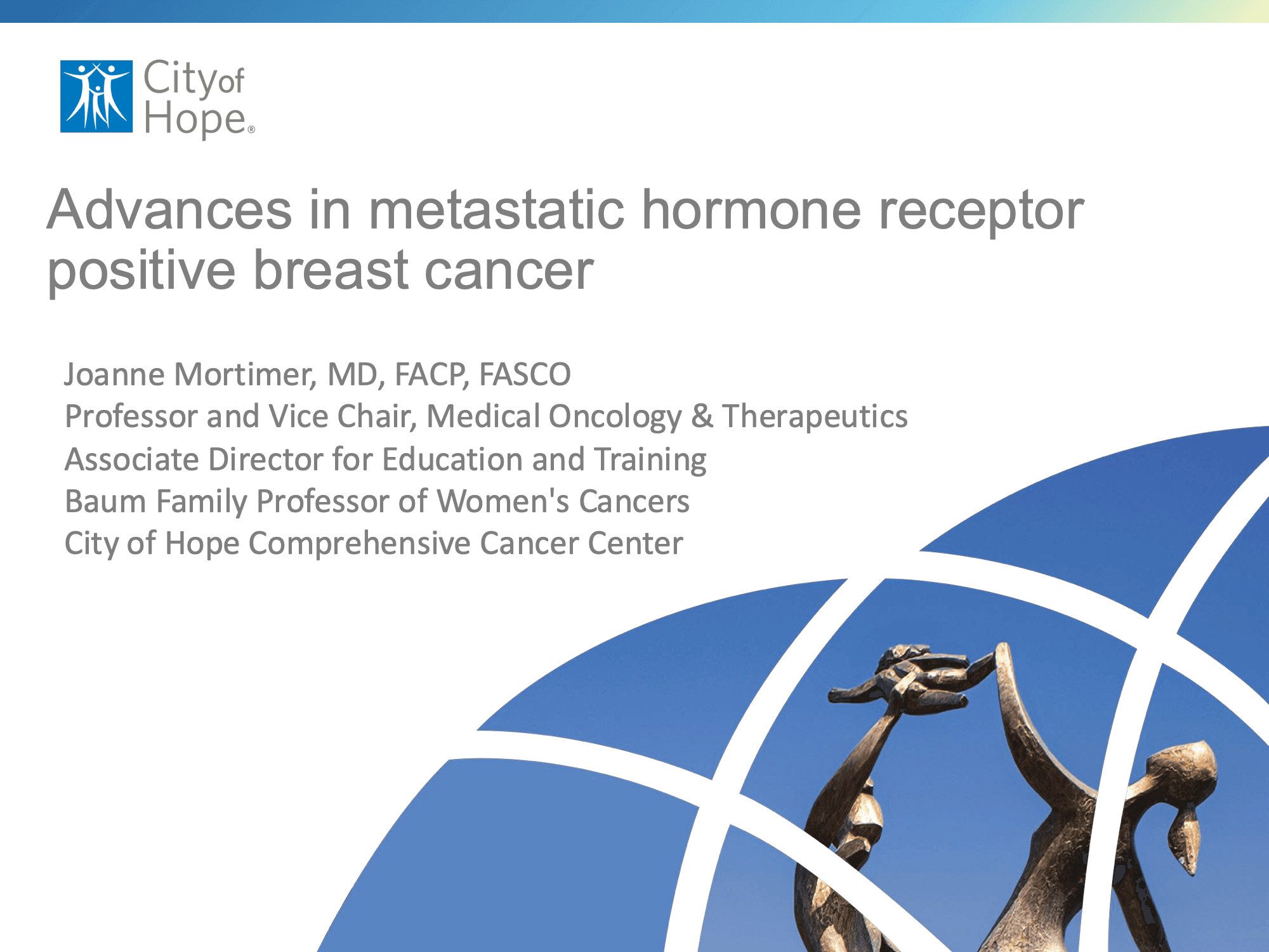 2026 CCC | Advances in Metastatic Hormone Receptor Positive Breast Cancer