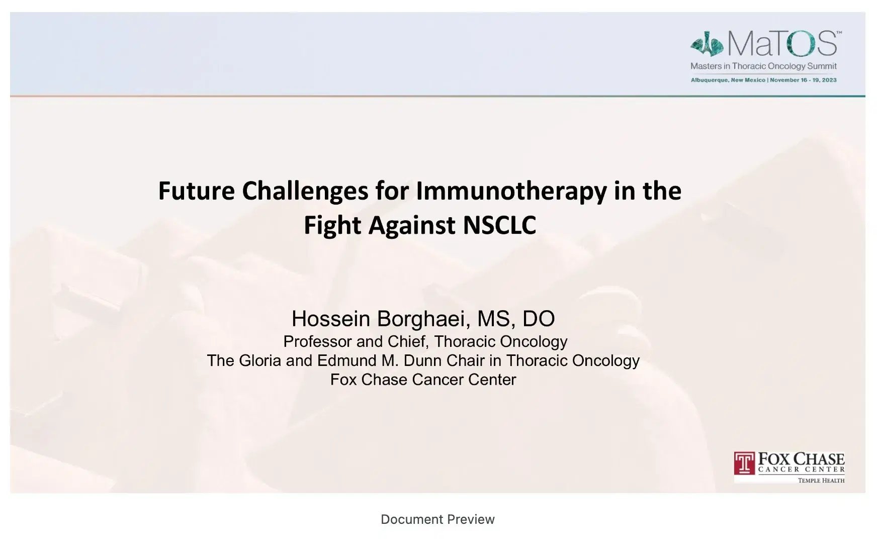 The Importance of TIME in Cancer Fight: How to Target It?