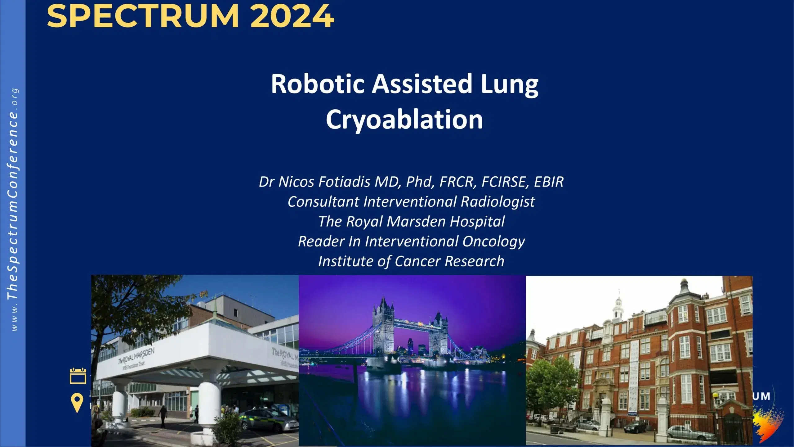 2024 SPECTRUM | Robotic assisted Lung Cryoablation