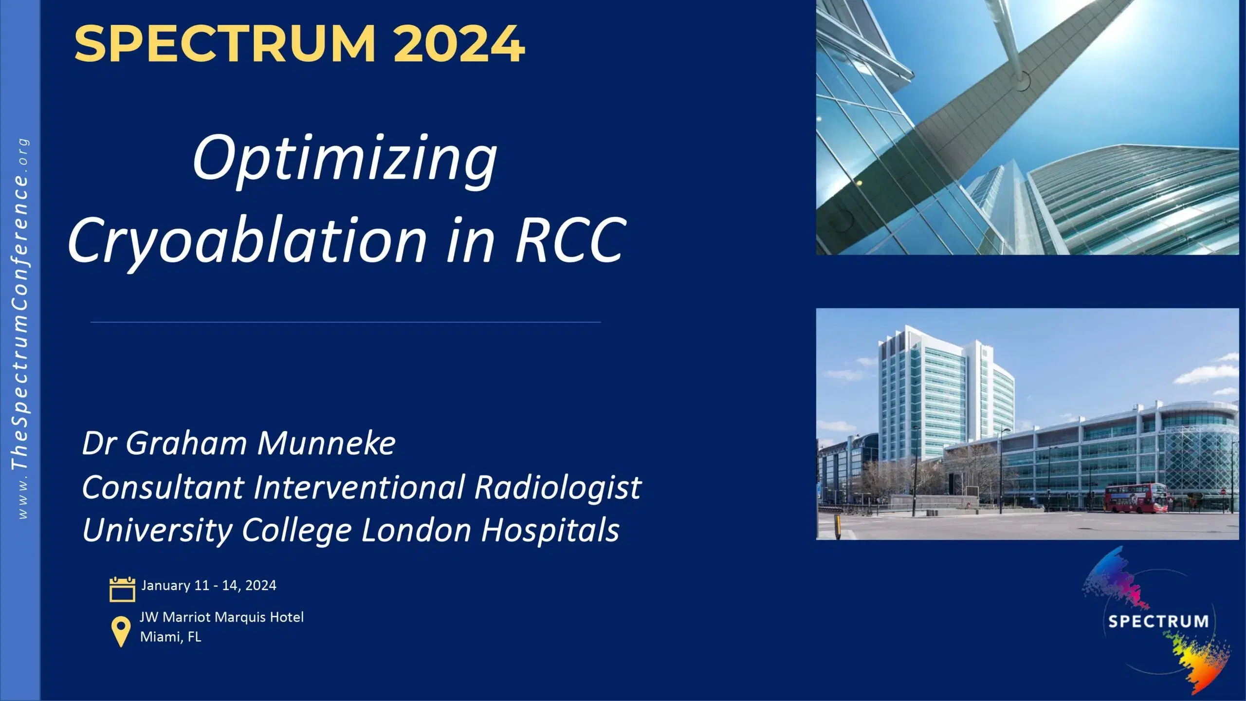 2024 SPECTRUM | Optimizing Cryoablation in RCC