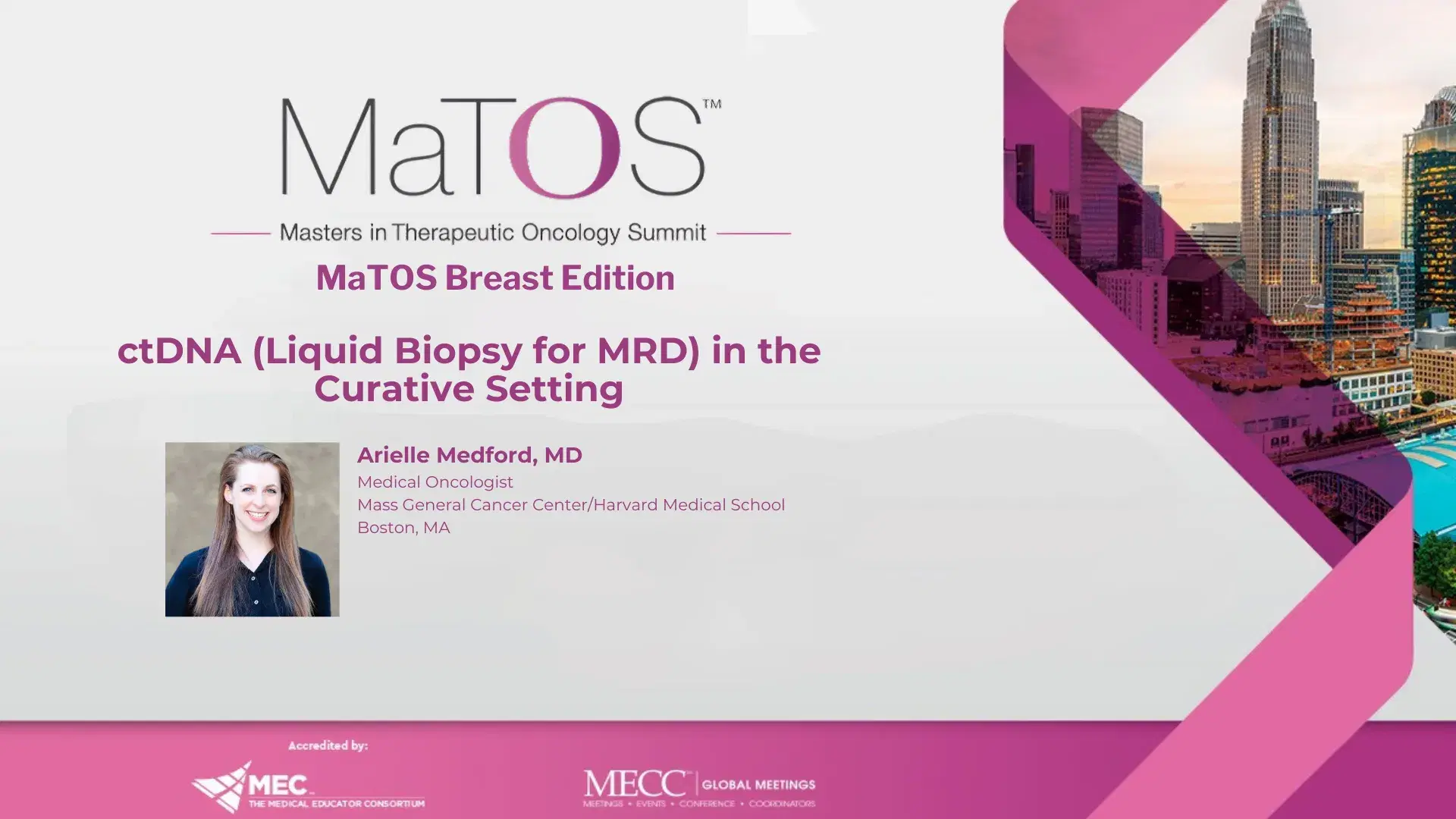 2025 MaTOS Breast | ctDNA (Liquid Biopsy for MRD) in the Curative Setting