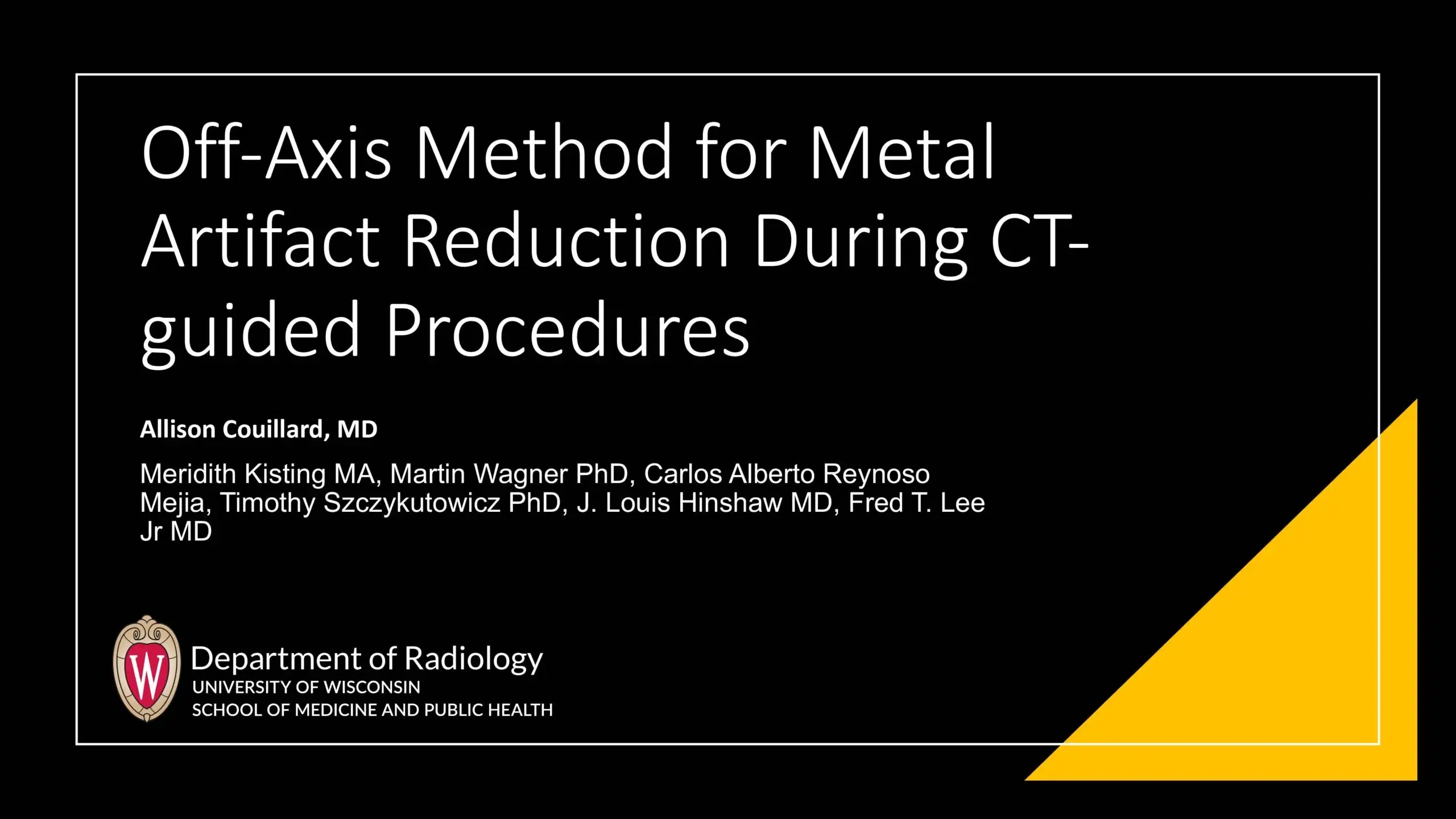 2024 SPECTRUM | CT-guided Interventions: Reduction of Needle Tip Beam Hardening Artifact with Low Atomic Number Materials in a Phantom and Porcine Model