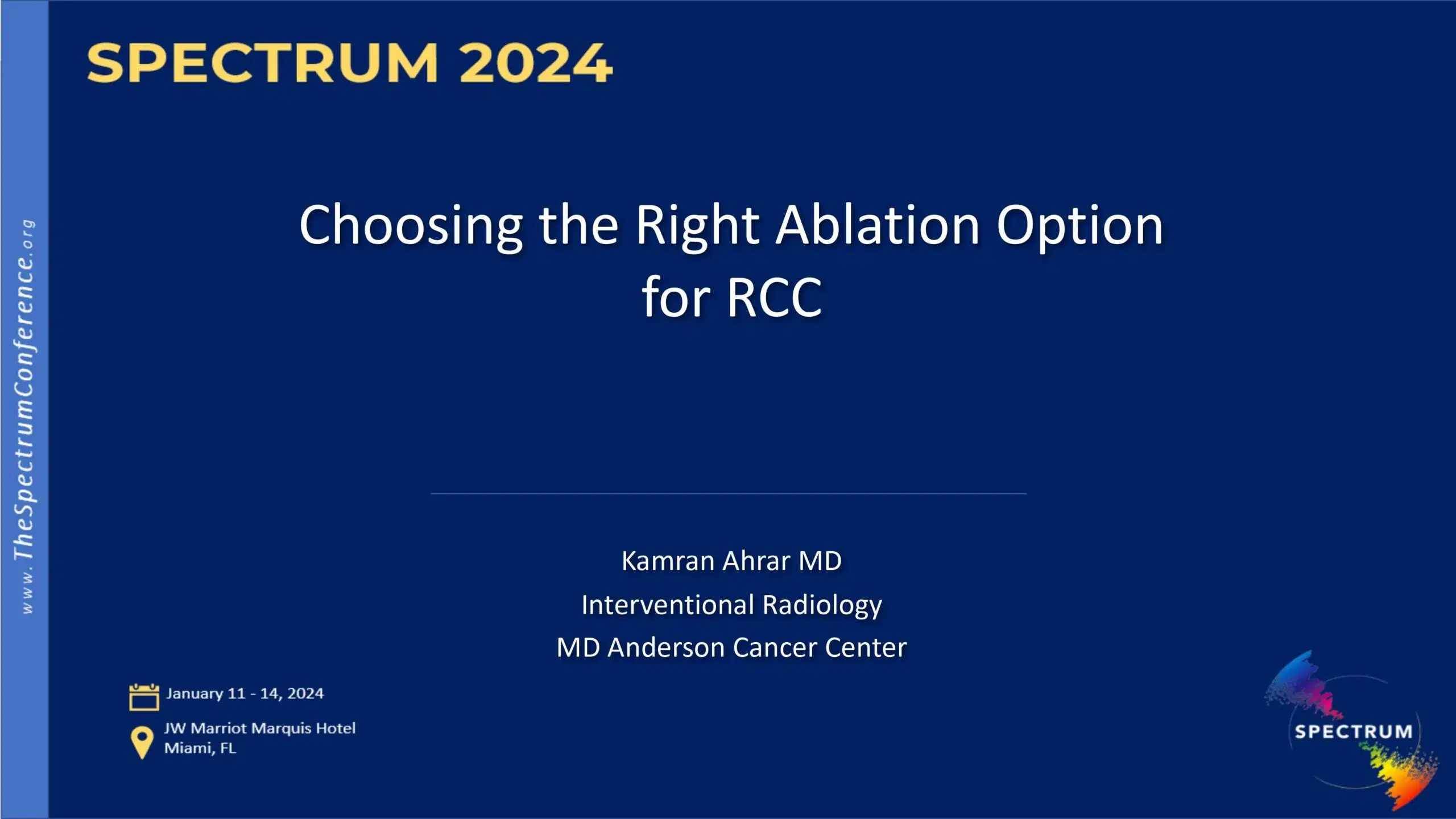 2024 SPECTRUM | Choosing the right ablation option