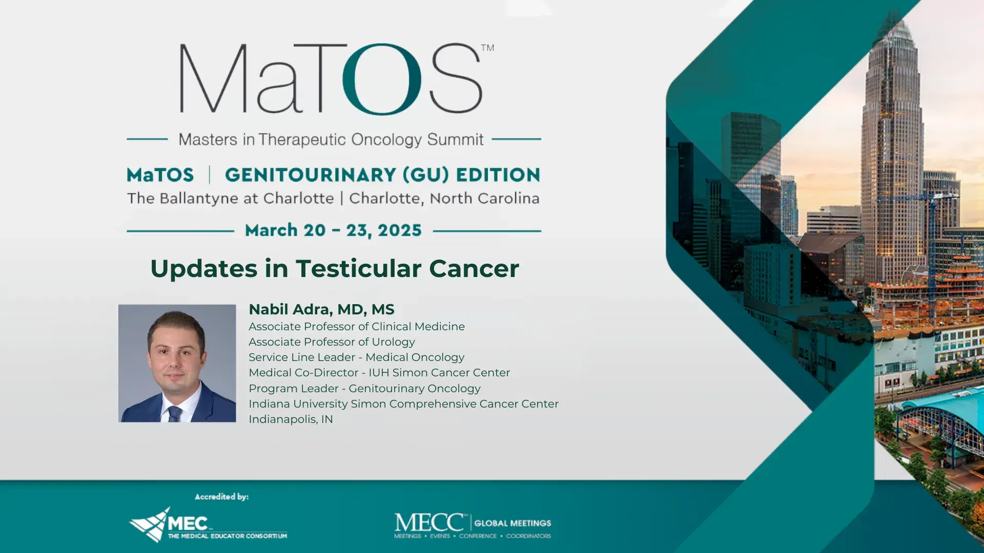 2025 MaTOS GU | Updates in Testicular Cancer