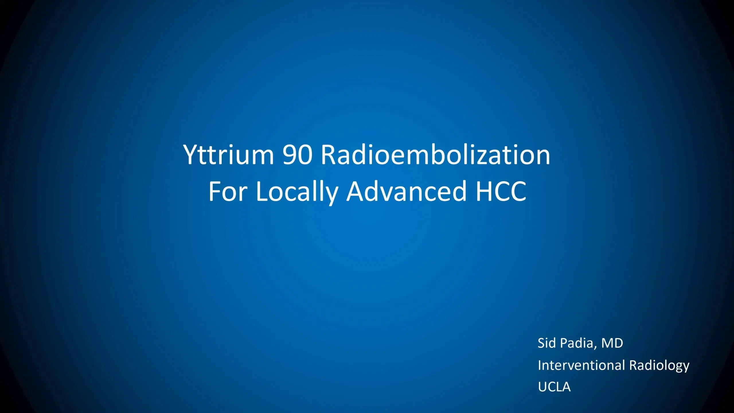 2024 SPECTRUM | Y90 in locally-advanced disease with PVT