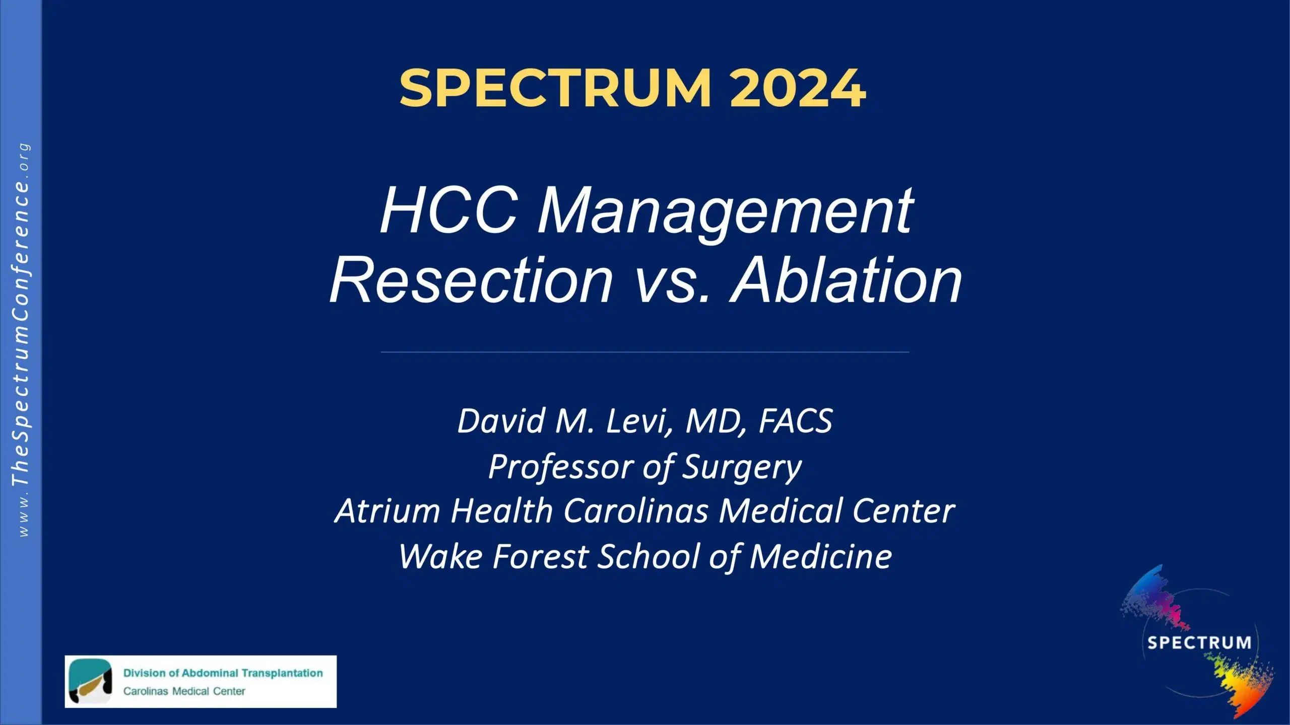 2024 SPECTRUM | Revisiting the indications for Surgery vs Ablation