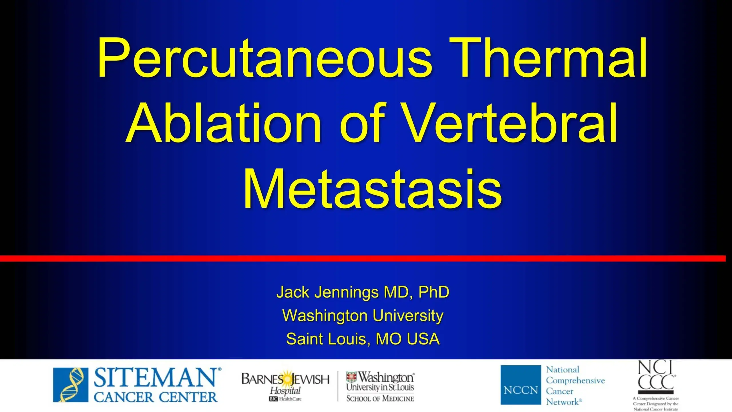 2024 SPECTRUM | Percutaneous Thermal Ablation of Vertebral Metastasis
