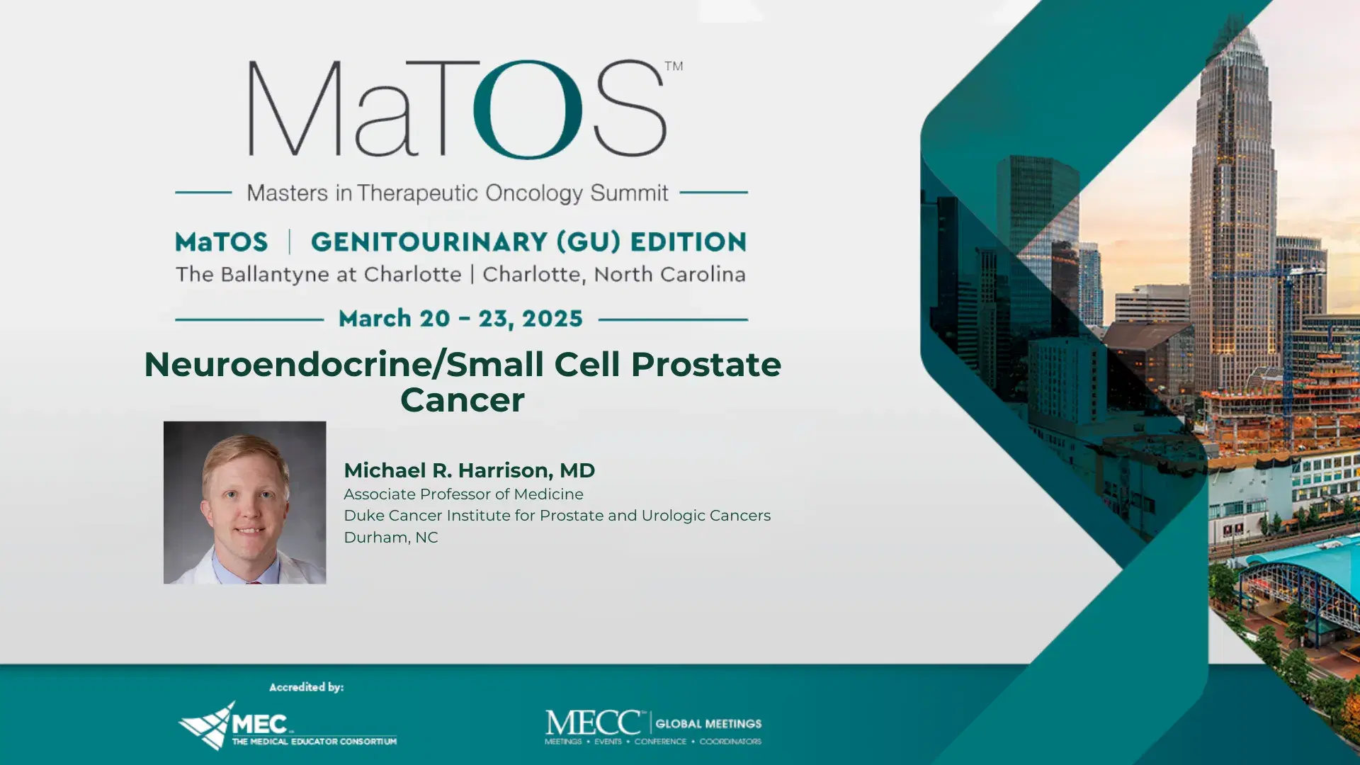 2025 MaTOS GU | Neuroendocrine/Small Cell Prostate Cancer