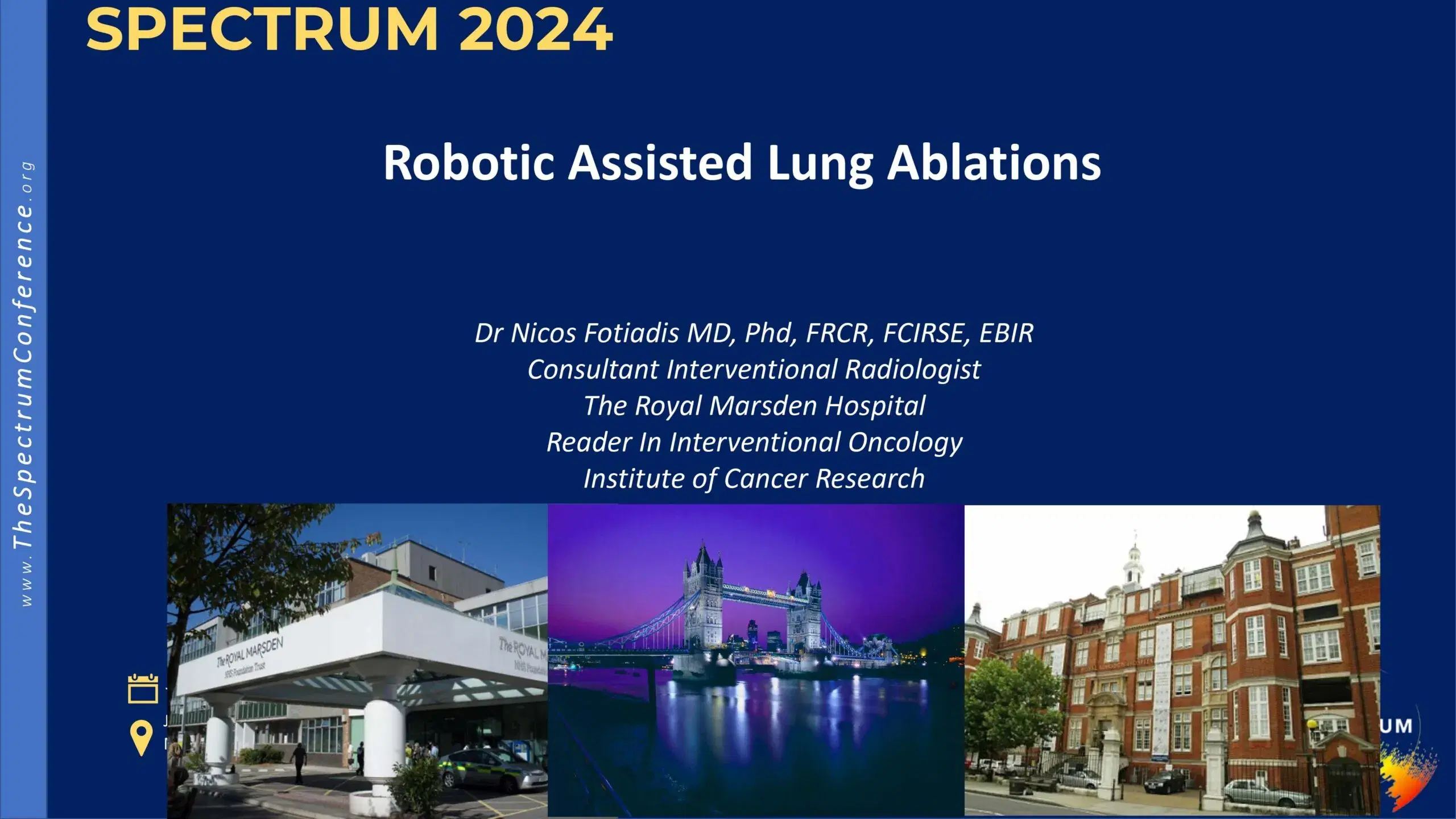 2024 SPECTRUM | Robotic assisted Lung ablations
