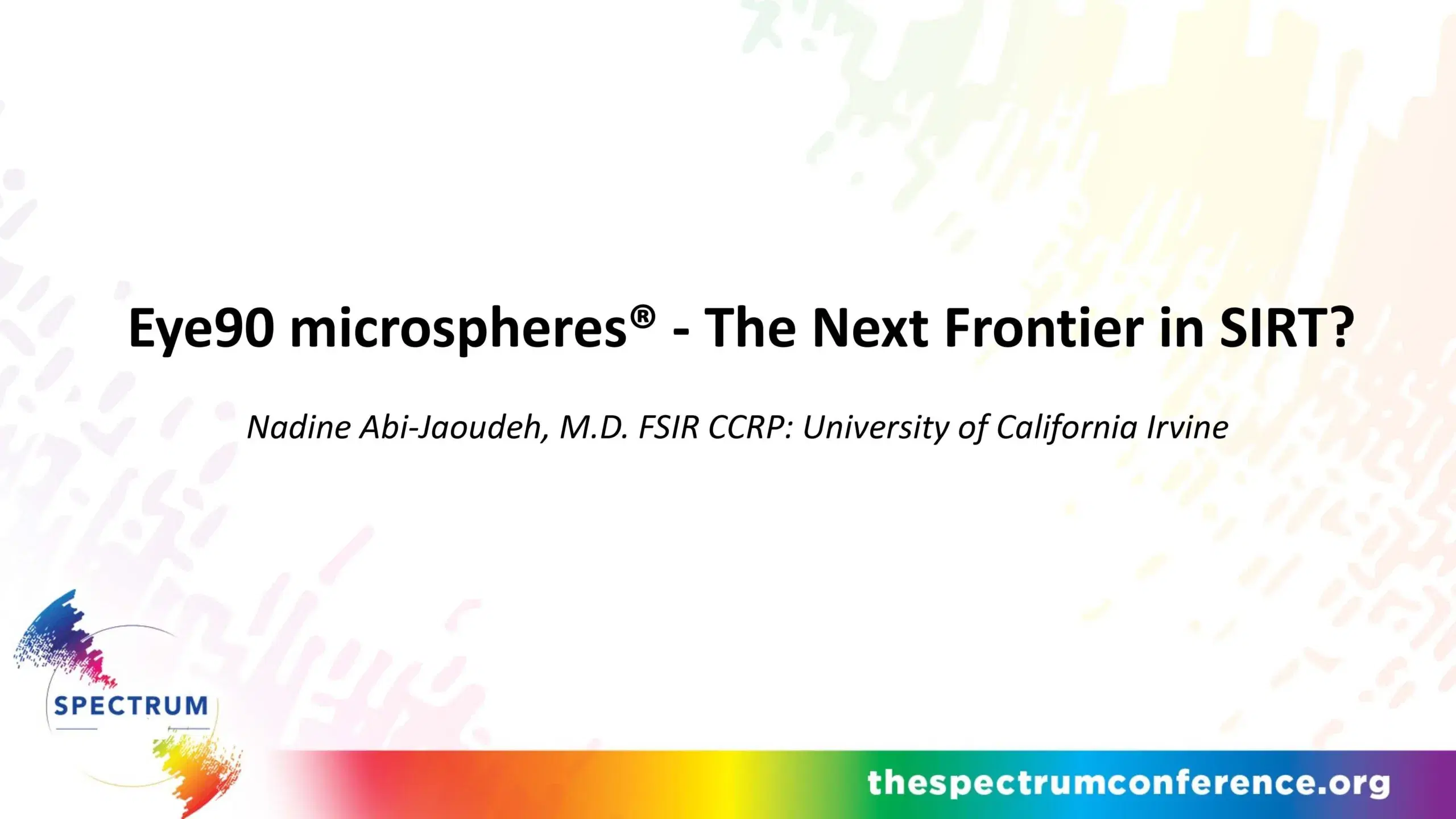 2024 SPECTRUM | Eye 90- The next frontier in SIRT?