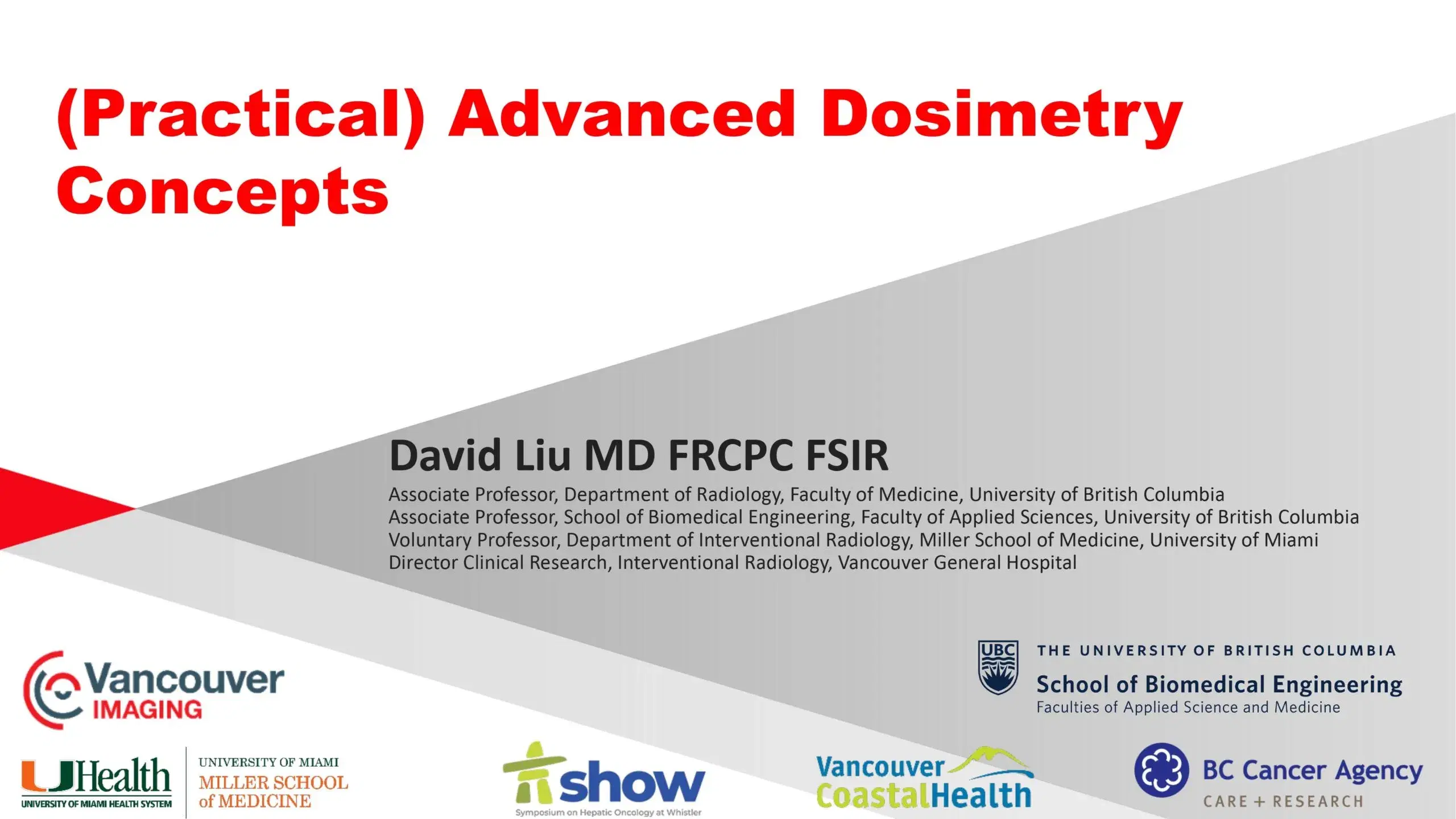 2024 SPECTRUM | Y-90 Dosimetry concepts