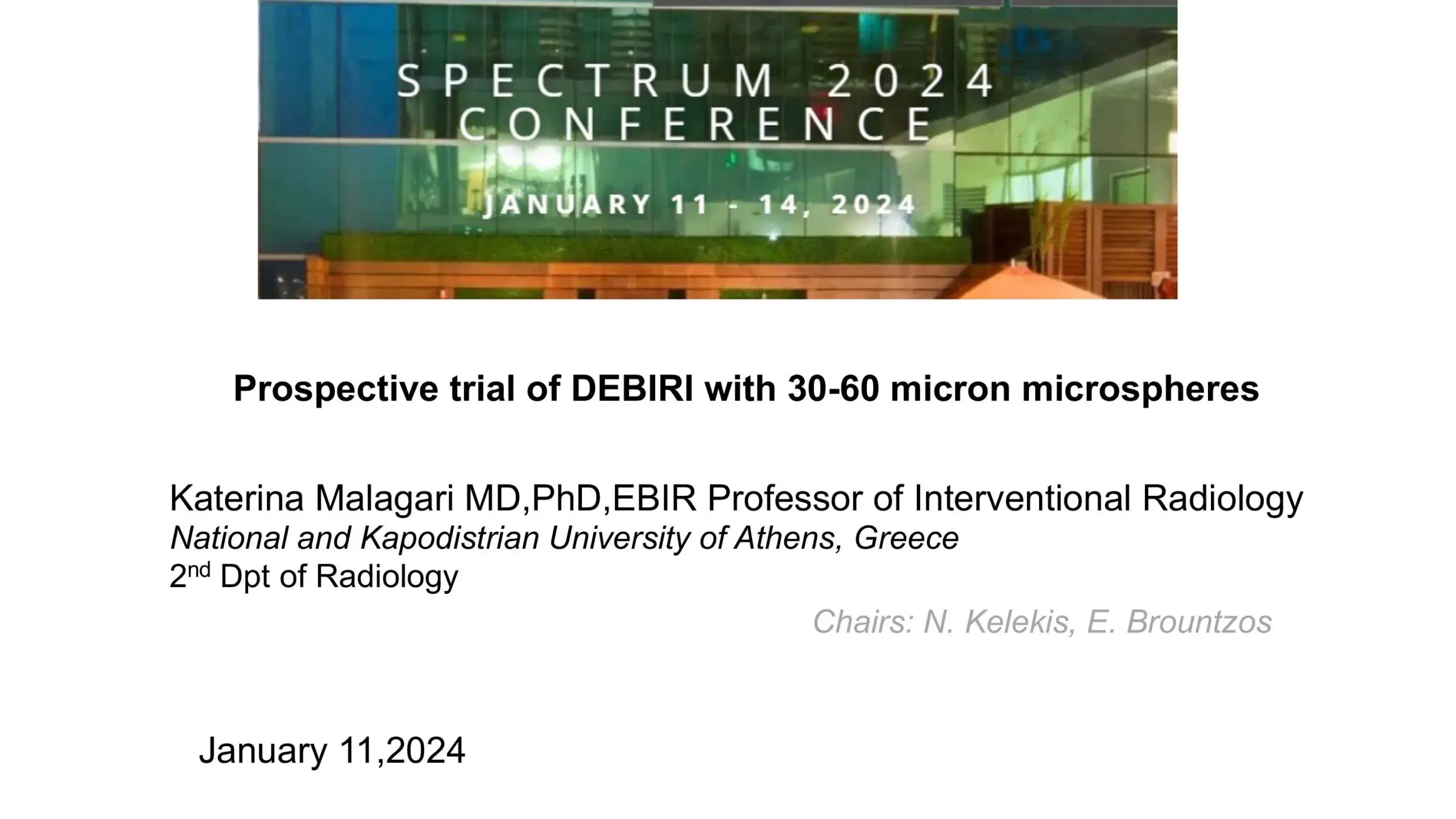 2024 SPECTRUM | Prospective trial of DEBIRI with 30-60 micron microspheres