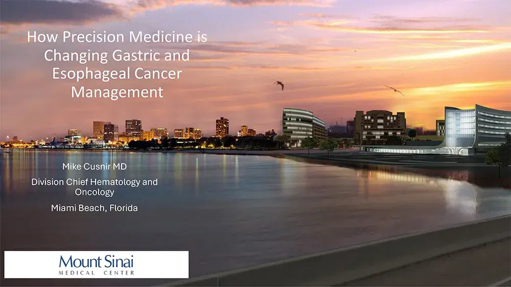 2024 MCM | How Precision Medicine is Changing Gastric and Esophageal Cancer Management