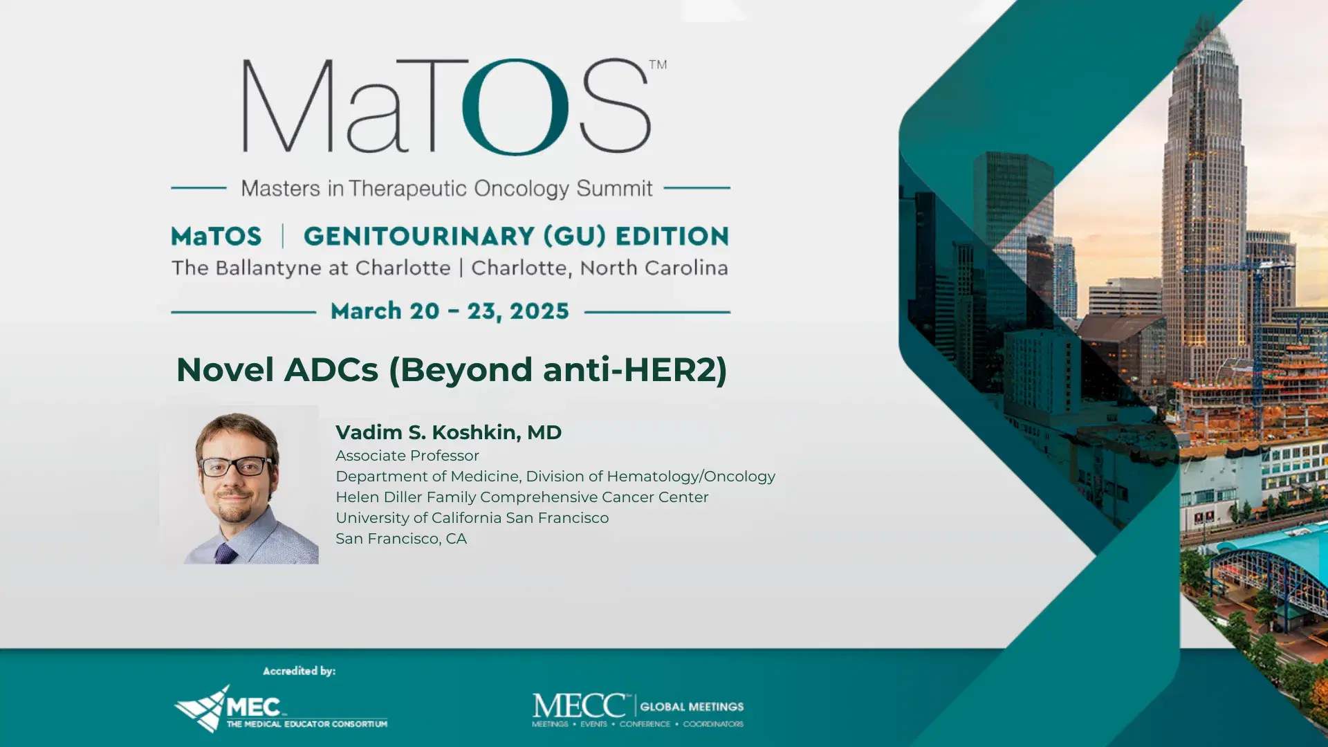 2025 MaTOS GU | Novel ADCs (Beyond anti-HER2)