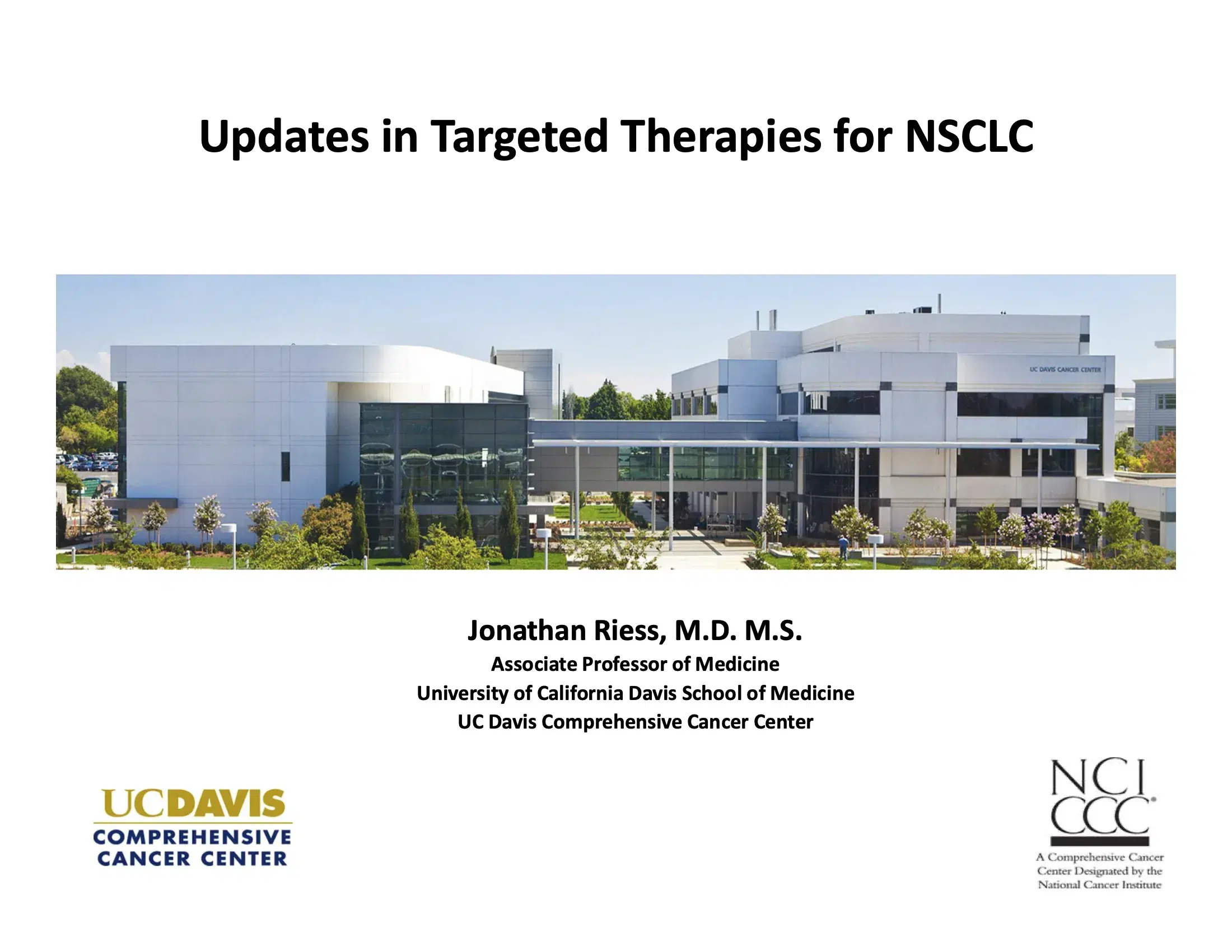Updates in Targeted Therapy for NSCLC