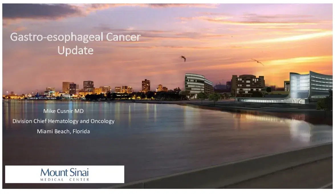 Esophageal, Gastric and GE Junction Tumors: What’s New in 2023?