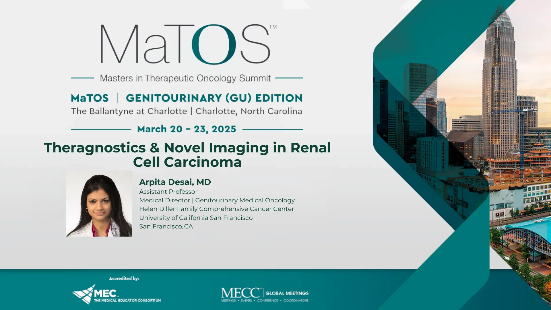 2025 MaTOS GU | Theragnostics & Novel Imaging in Renal Cell Carcinoma