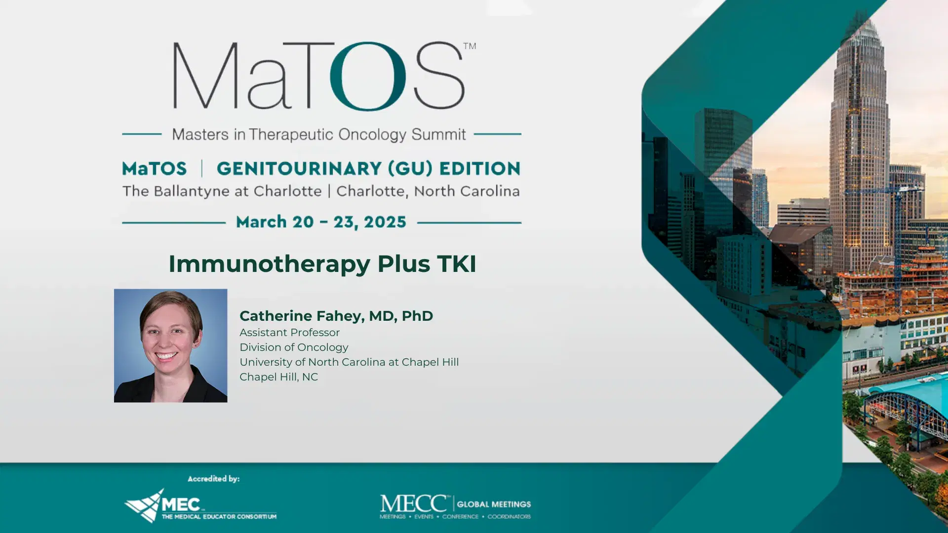 2025 MaTOS GU | Immunotherapy Plus TKI