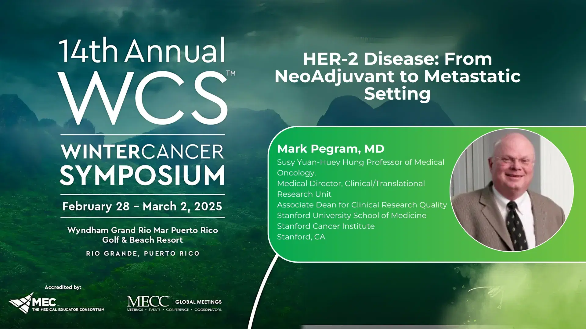 2025 WCS | HER-2 Disease: From NeoAdjuvant to Metastatic Setting