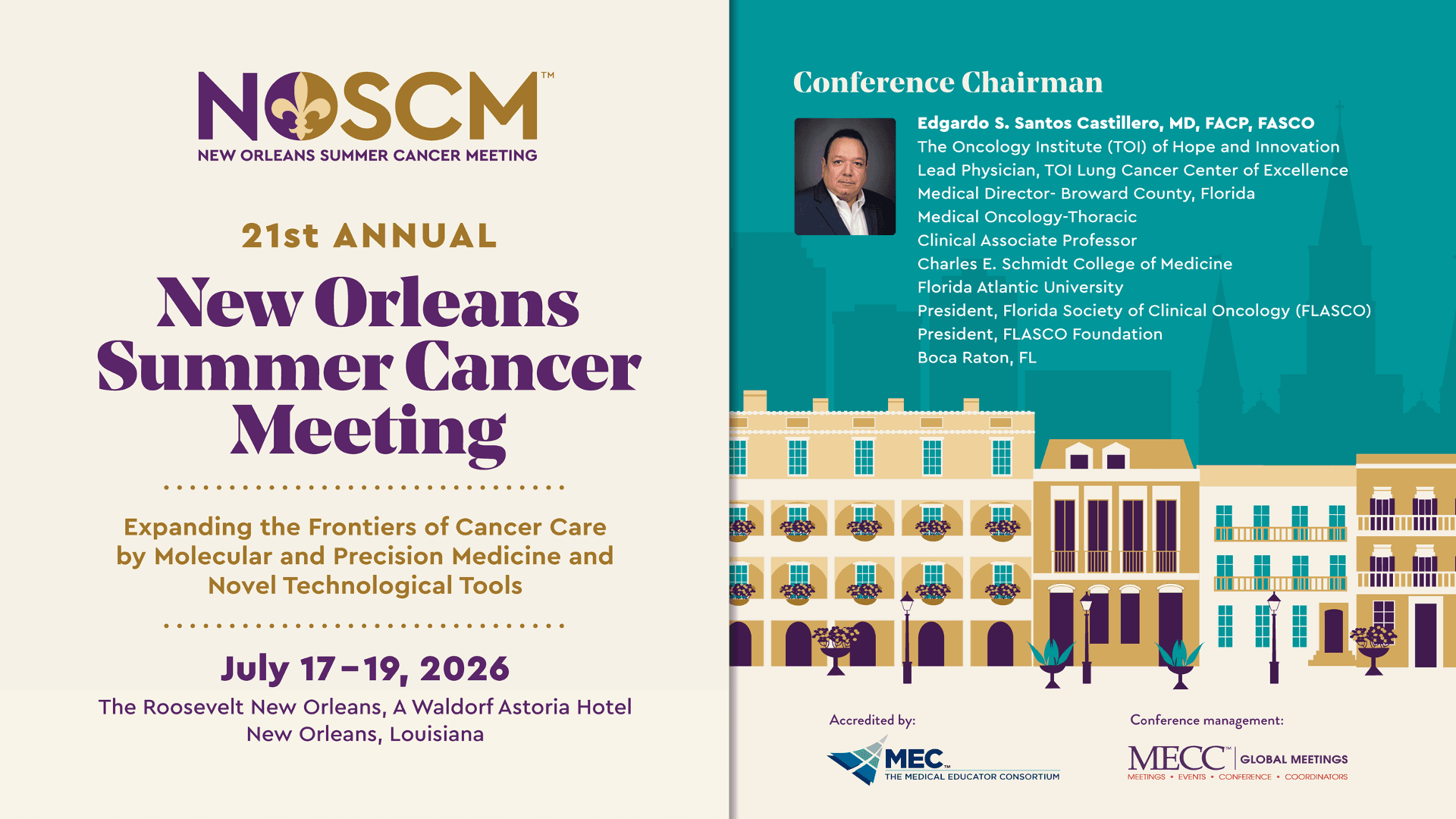 21st Annual New Orleans Summer Cancer Meeting